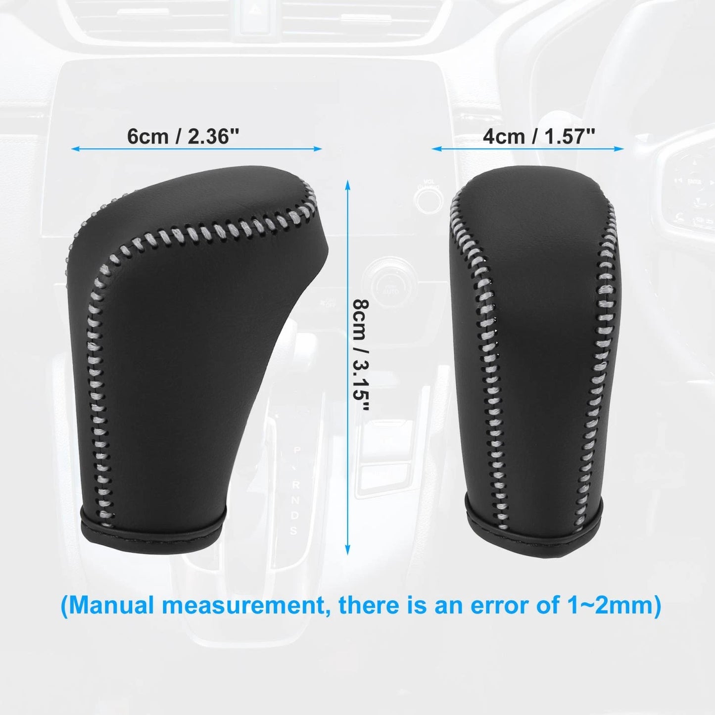 Black Gear Shift Knob Cover for Honda Accord (2018-2022)