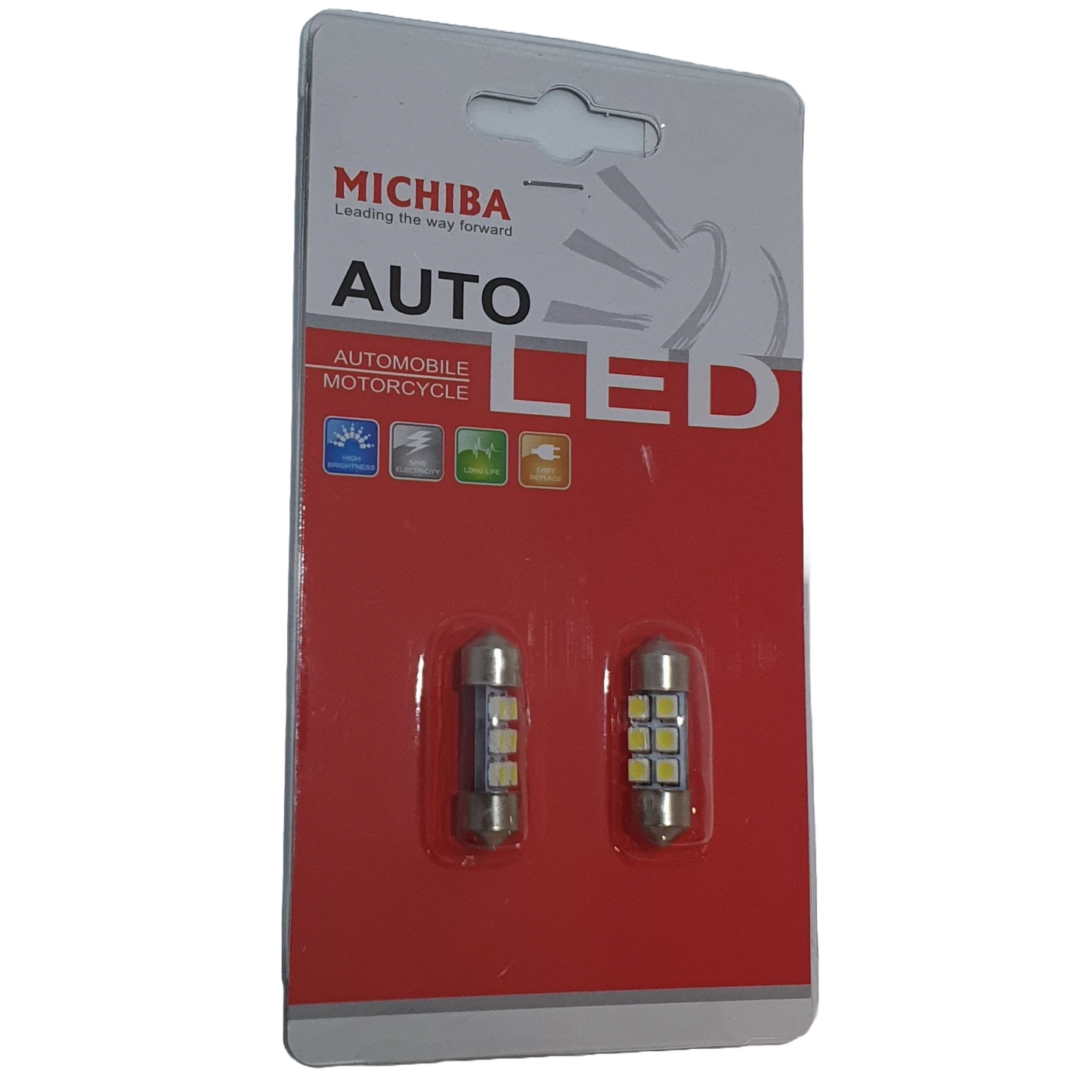 2 x SV8.5 LED Festoon Interior License Globe Bulb Light for Various Models