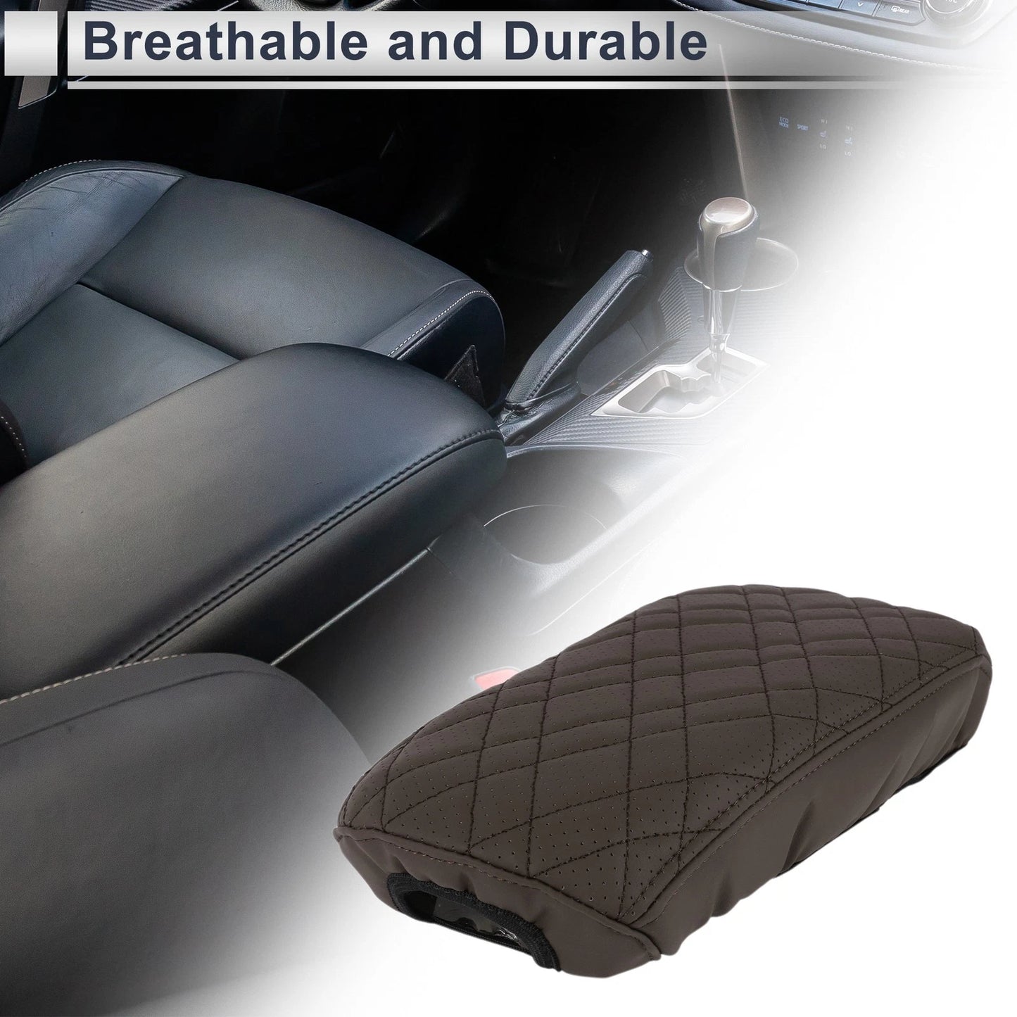 Car Center Console Cover for BMW 1 Series Deep Brown (2012-2018) 1 x Pc