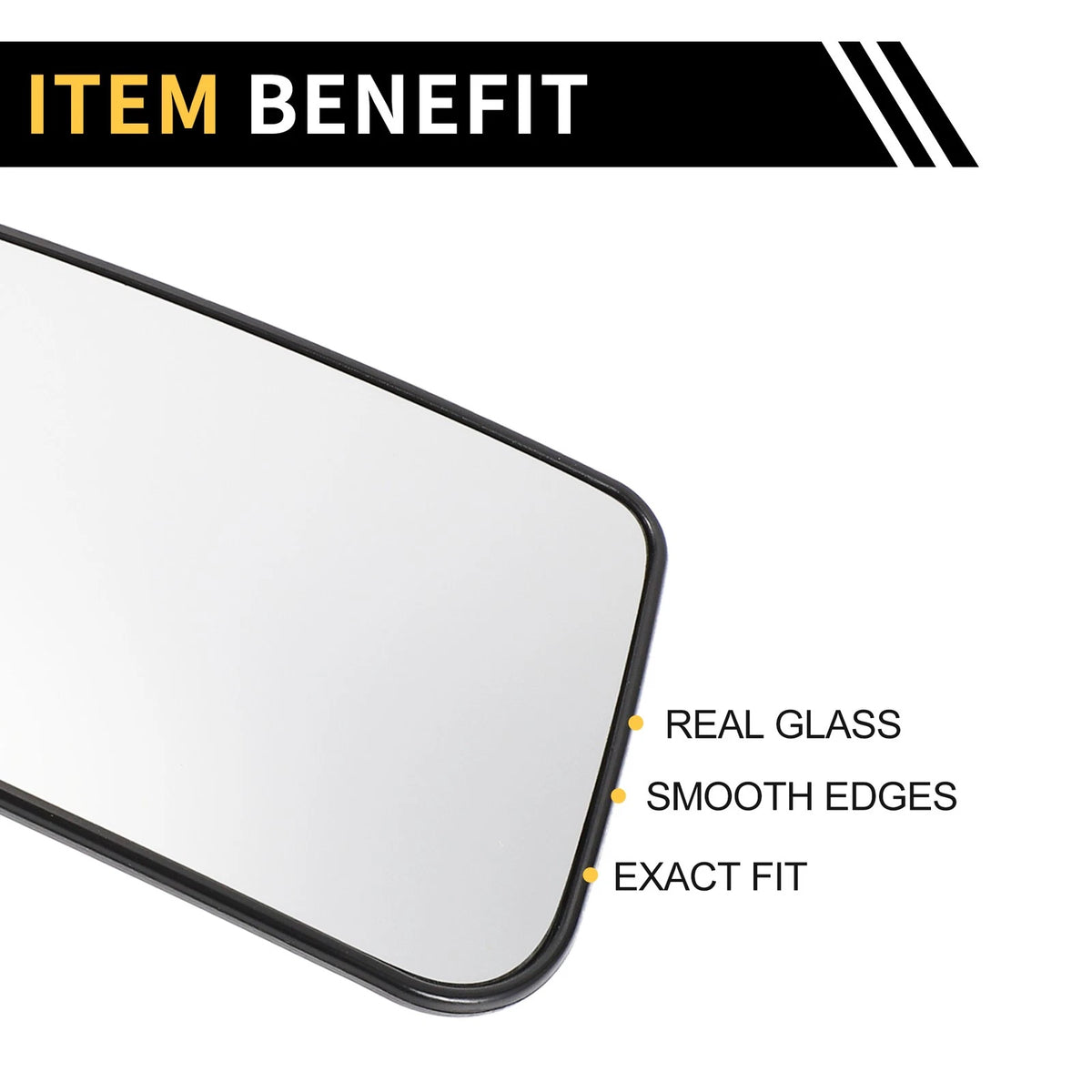 Heated Left Mirror Glass for Ford F-250 F-350 (2011-2016)