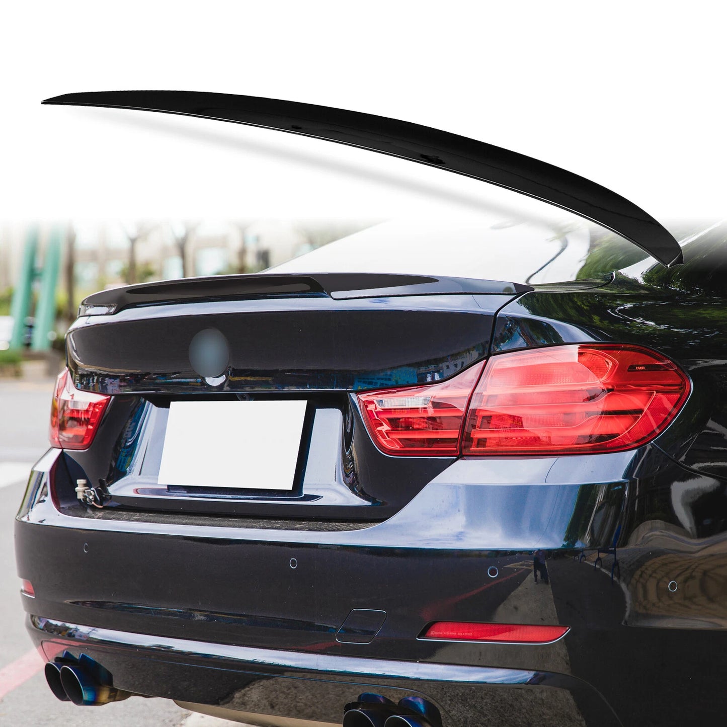 ABS Boot Spoiler for BMW 4-Series F36 (2014-2020) Gloss Jet Black