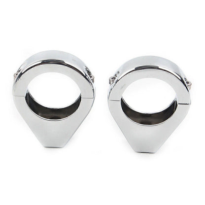 Chrome Fork Clamp Turn Signal Clamps for Harley Softail (39mm)