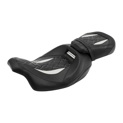 Driver Passenger Seat for Harley Electra CVO Street Road Glide (2009-2023)