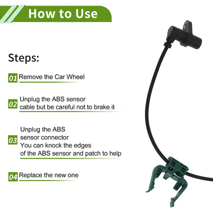 ABS Wheel Speed Sensor for Toyota Picnic (1996-2001) - 1 x Front Left