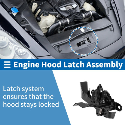 Bonnet Latch Assembly for Toyota Fortuner (2016-2022) - 1 x Quality Replacement