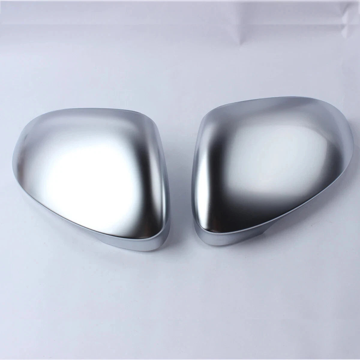 2 x Silver Rearview Side Mirror Cover for VW Golf 8 MK8