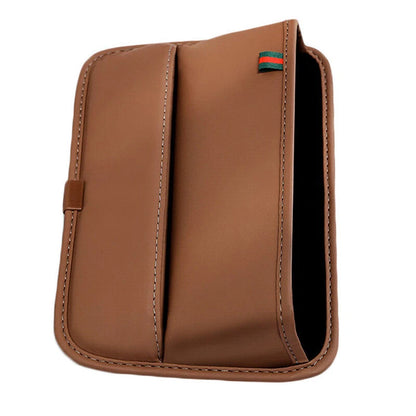 Multifunction Storage Bag for Car Interior Seat Gap Filler Organizer PU Leather