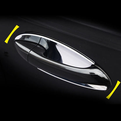 4 x Chrome Door Handle Recesses for Mercedes Benz GLK300 W204 (2008-2015)