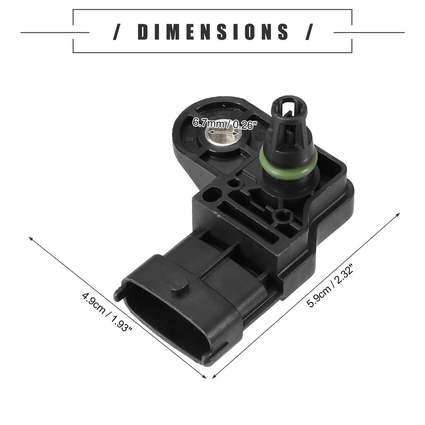 Engine Oil Pressure Sensor for Ford F-150 2012-2017 - Durable Plastic Component