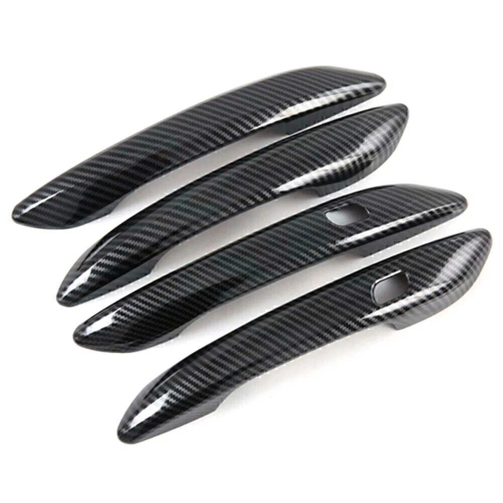 4pcs Carbon Fiber Exterior Side Door Handle Covers for Hyundai Elantra (2021)