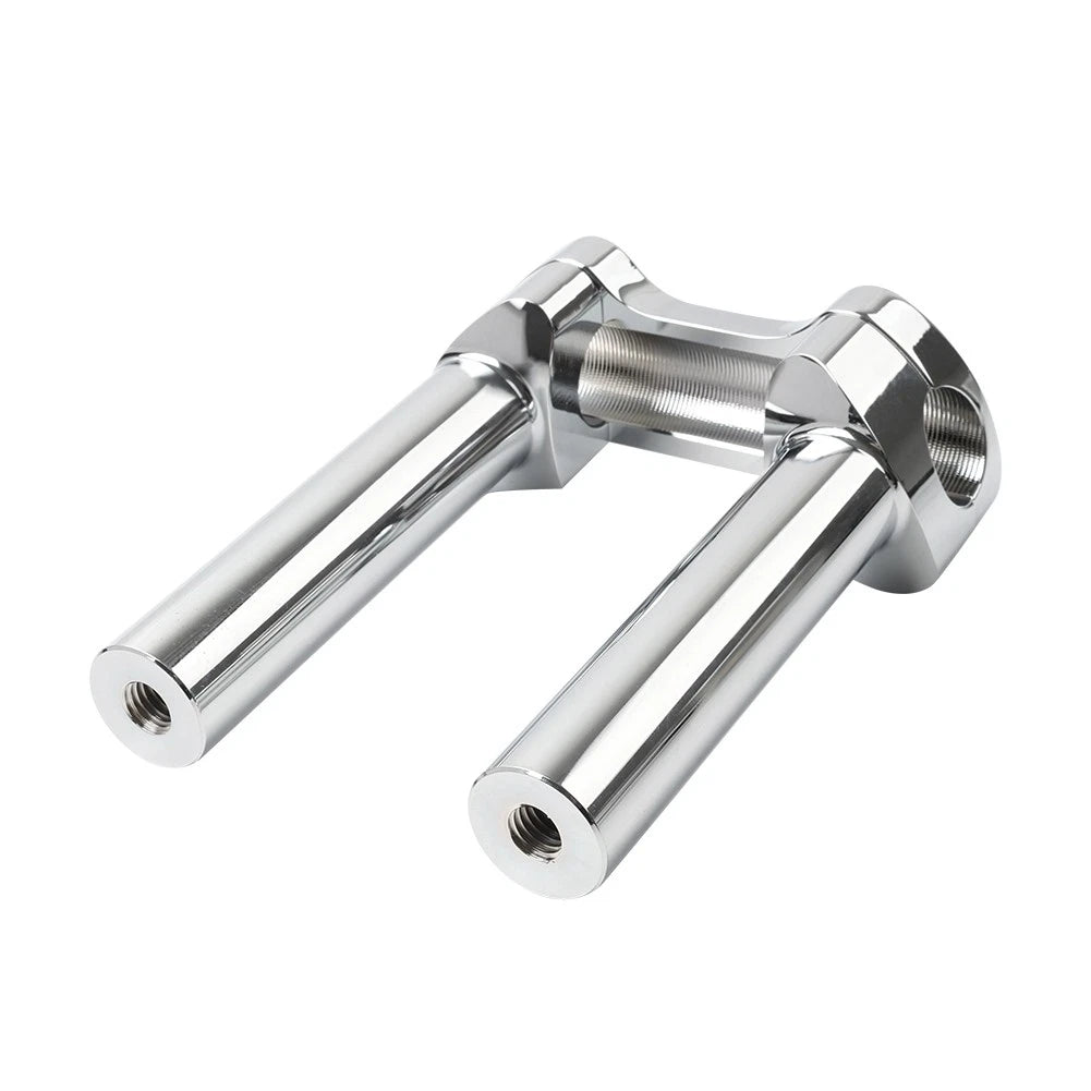 Chrome 6" Handlebar Riser 1" Top Clamp for Harley Road Glide, King, Dyna, Softail