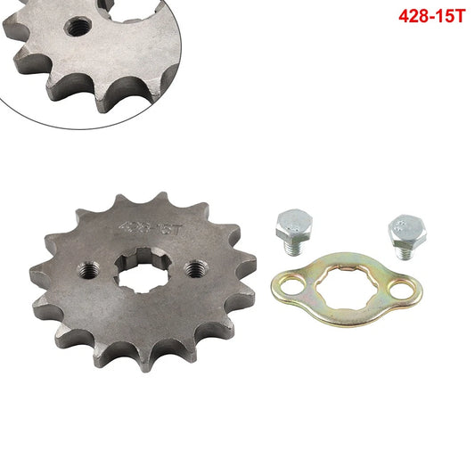 17mm 15T Front Sprocket for 110CC 125CC ATV Pit Dirt Quad Bike