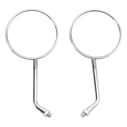 Chrome Round Motorcycle Mirror Ø 100 M10 for Classic Bikes