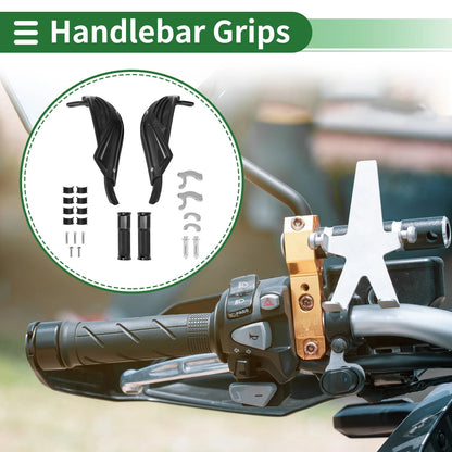 Grips / 1 Pair / Handlebar End Grips Checkered Pattern for Motorcycle