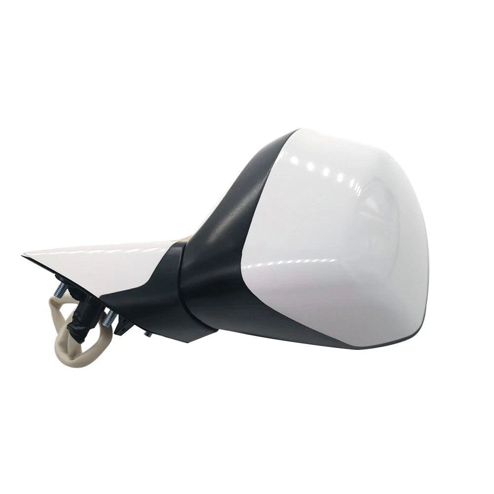 Car Side Mirror 1 Pair for Honda Civic (2012-2015) White Power Glass