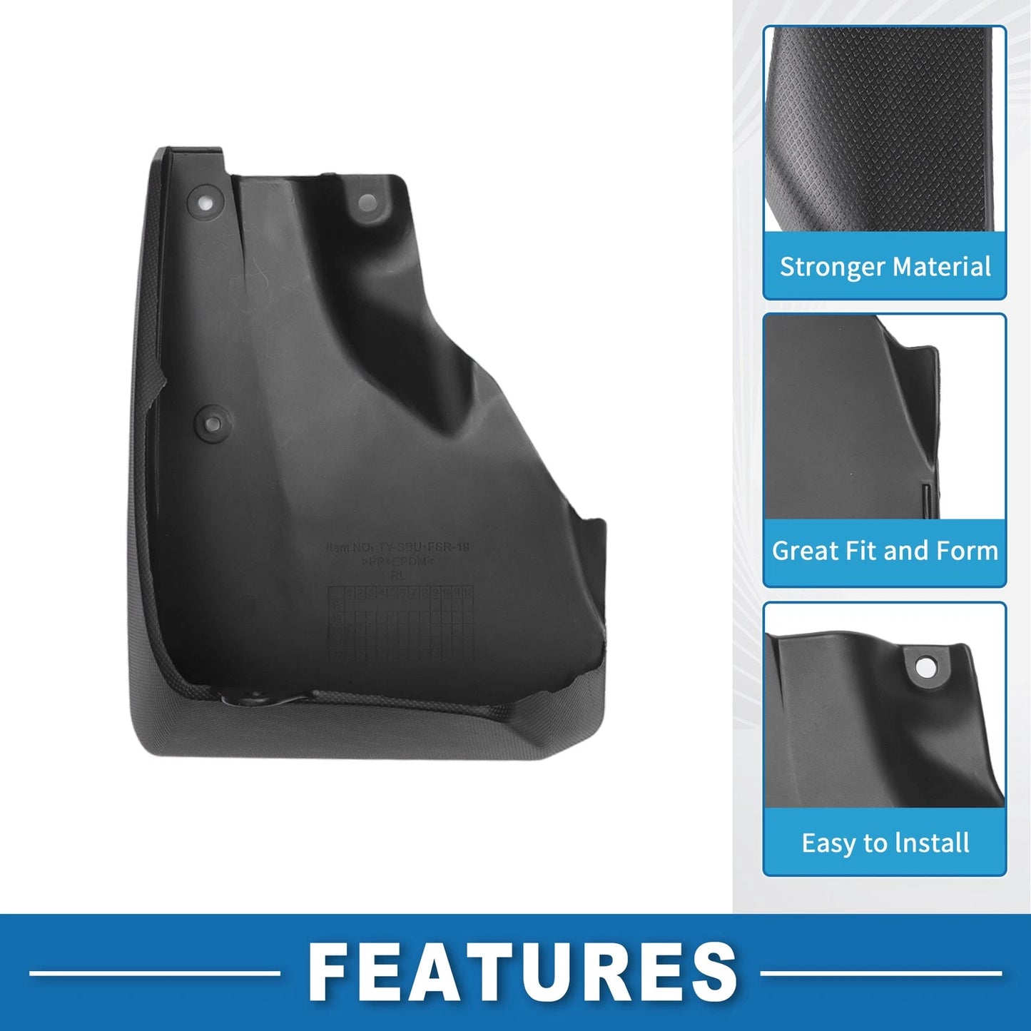 Mud Flap Splash Guards for Subaru Forester (2019-2021)