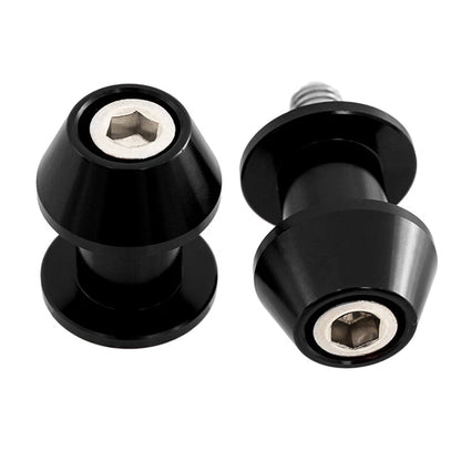 Black M10 Swingarm Spools for CFMOTO 250/300/750 CL-X (2021-2023)