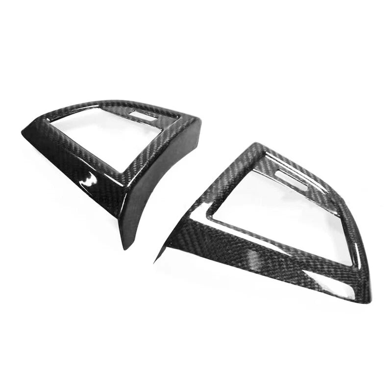 Real Carbon Fiber Dashboard Side Air Vent Cover Trim for Hyundai Veloster 11-17