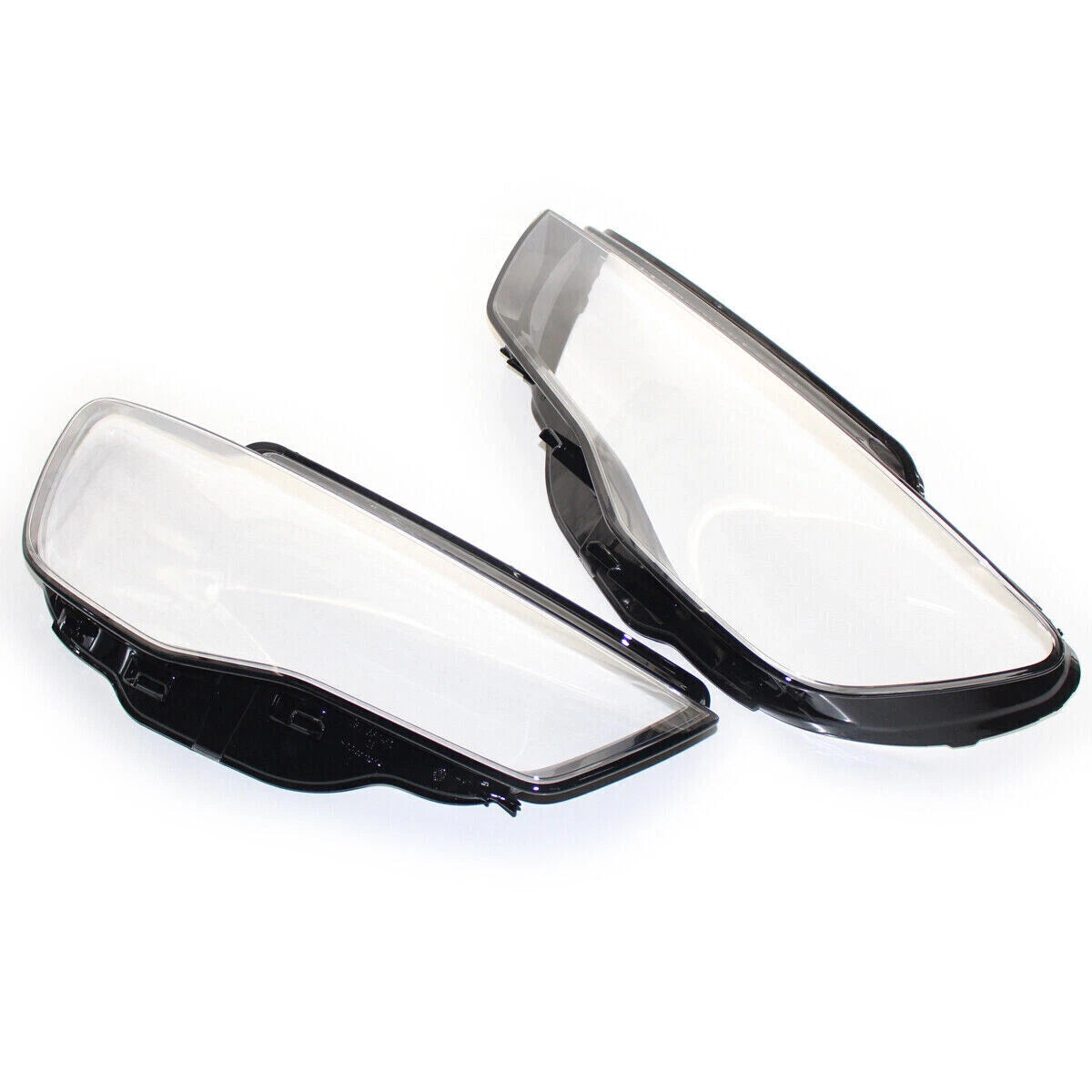 Headlight Cover Lens Pair for Audi A3 (2013-2016) Clear
