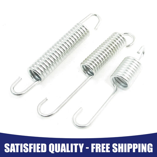 3 in 1 Ring Motorcycle Kickstand Spring Silver Tone Universal for Motorcycle