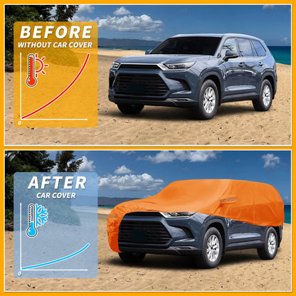 Waterproof All Weather Car Cover for Toyota Highlander