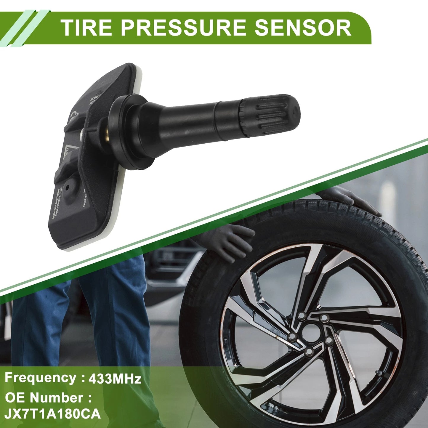 Tire Pressure Sensor for Ford Focus IV 2019-2025 - 1 x 433MHz Sensor