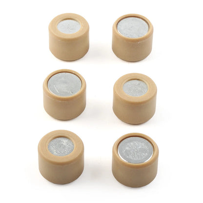 6 x 18g Variator Rollers for GY6 125 150cc Scooter Engines