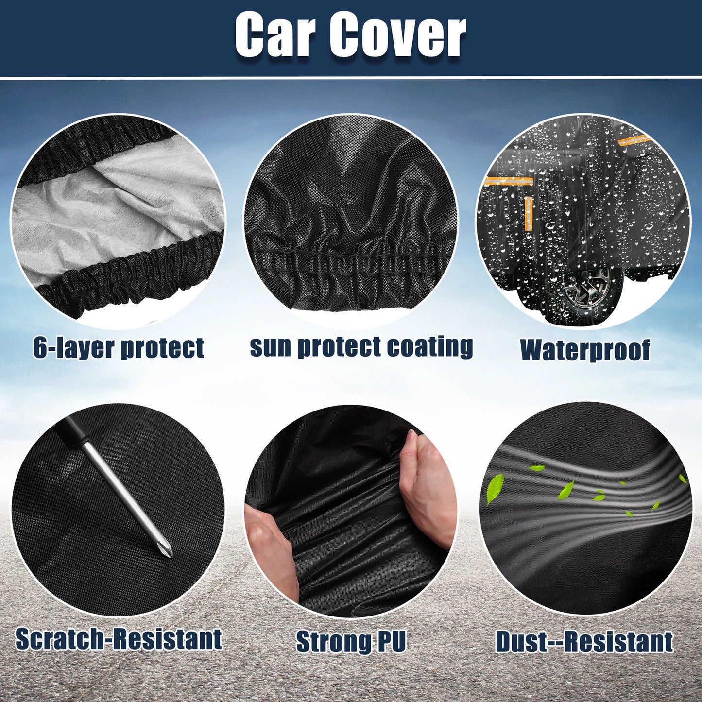 Car Cover for Nissan Sakura Dayz Outdoor Waterproof Sun Protection