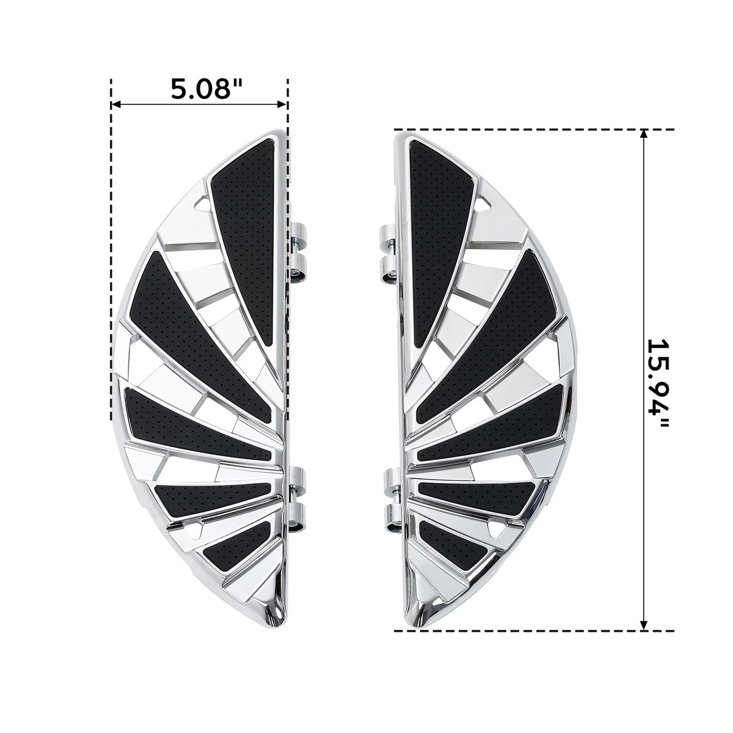 Rider Driver Floorboards for Harley Touring Road King Softail (1986-2024)
