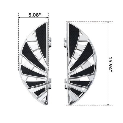 Rider Driver Floorboards for Harley Touring Road King Softail (1986-2024)