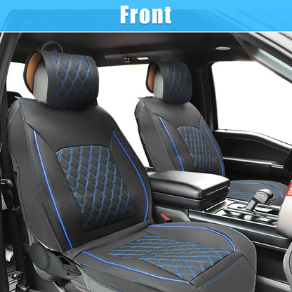 Seat Covers Cushion Cover for Dodge Ram (2009-2023)  Black Blue