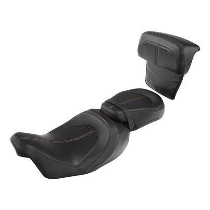 Driver Passenger Backrest Seats for Harley Touring Street Glide (2014-2024)