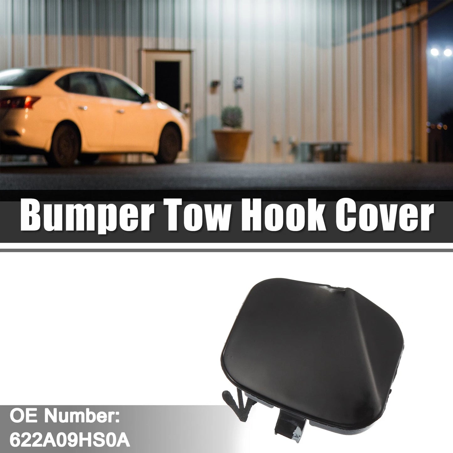 Front Right Bumper Tow Hook Cover for Nissan Altima (2013-2018)
