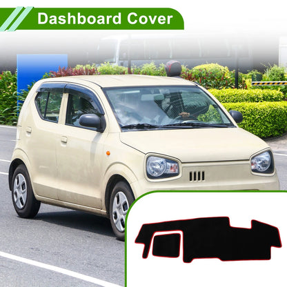 Dashboard Cover for Suzuki Spacia MK53S (2017-Current) Black Red Polyester