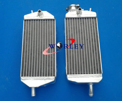 Aluminum Radiator & Blue Hose for Gas Gas MX/SM/EC 200/250/300 (2007-2013)