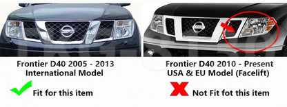 Headlight Cover Trim for Nissan Frontier Navara D40 (2005-2013)