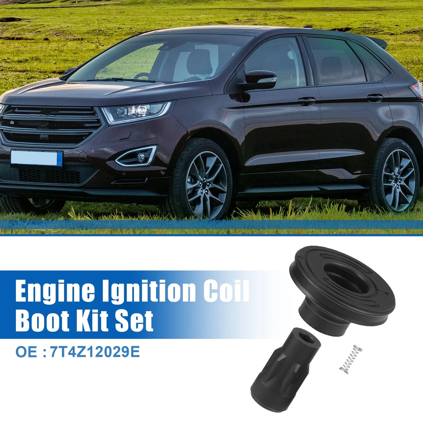 6 x Engine Ignition Coil Boot Kit for Ford Transit-350 HD (2015)
