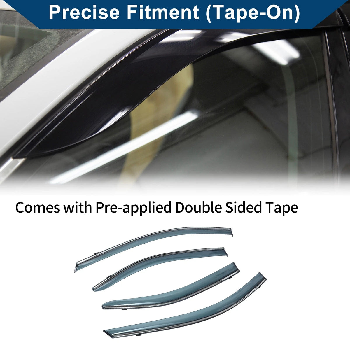 Car Window Deflectors for Toyota Corolla Sedan (2020-2024) Side Vent Visors