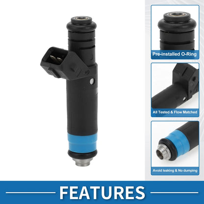 Fuel Injector 110324 for Ford Mustang GT 4.6L 5.0L (1986-2004) Black 1 x Pc