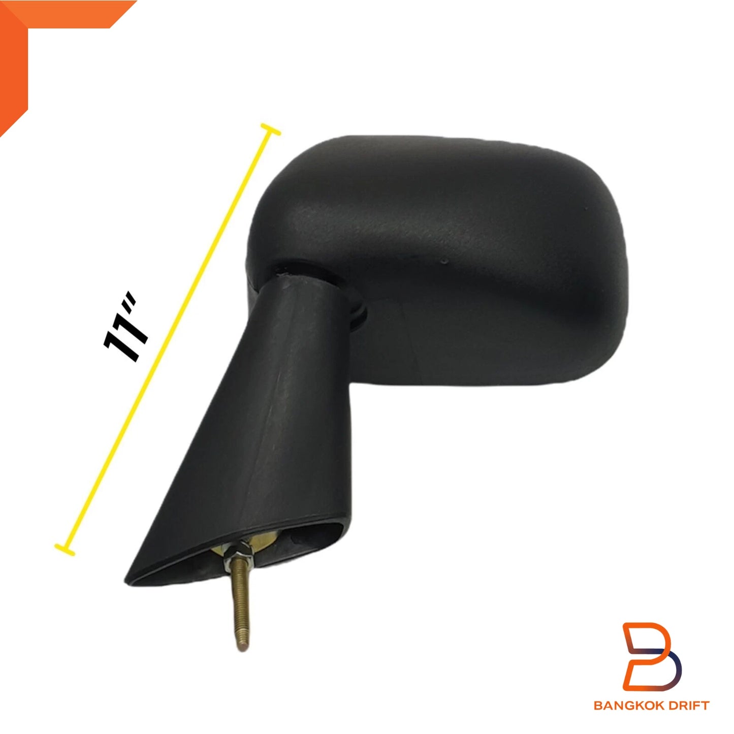 Black Fender Side Door Wing Mirrors for Toyota Hilux Ute (72-83)