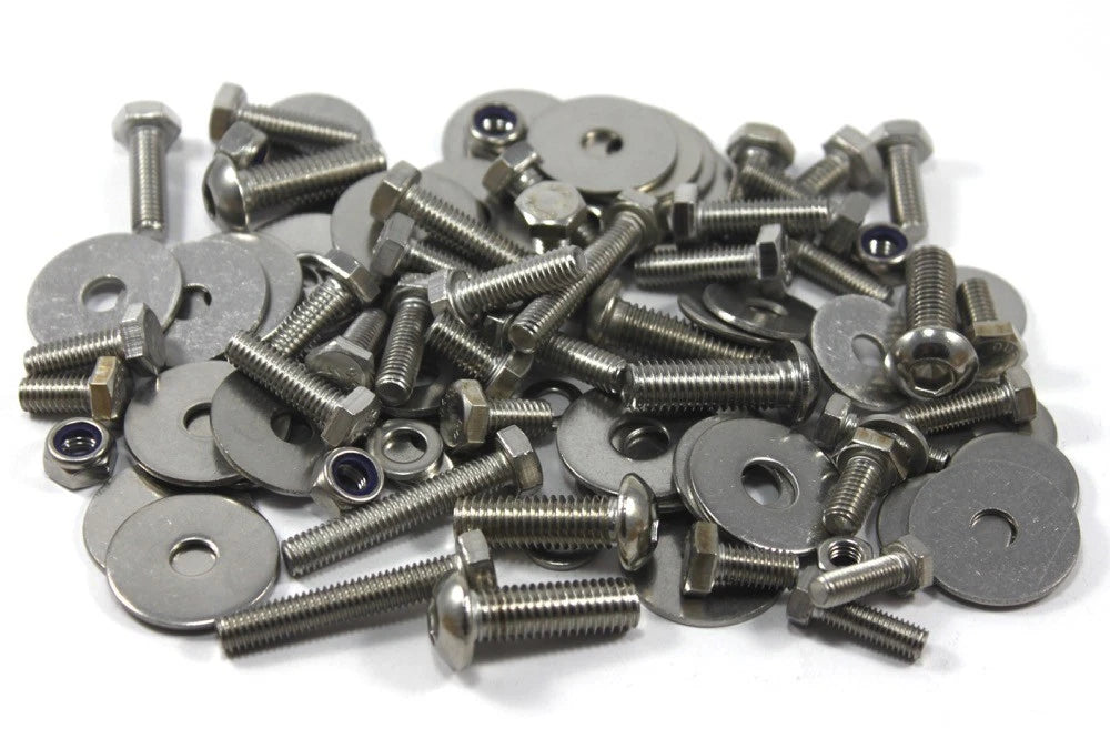 Bolts Stainless Front & Rear Clam Shell Fixings for Lotus Elise 2001–2011