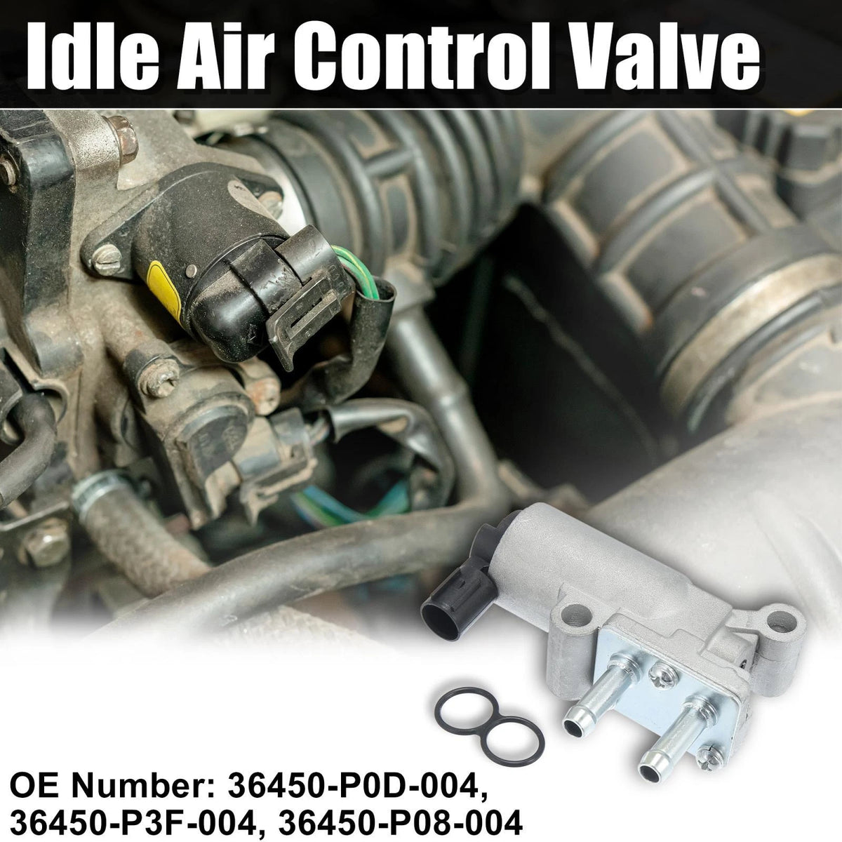 Idle Air Control Valve with Gasket for Honda Civic 1.5L L4 (1992-1995)