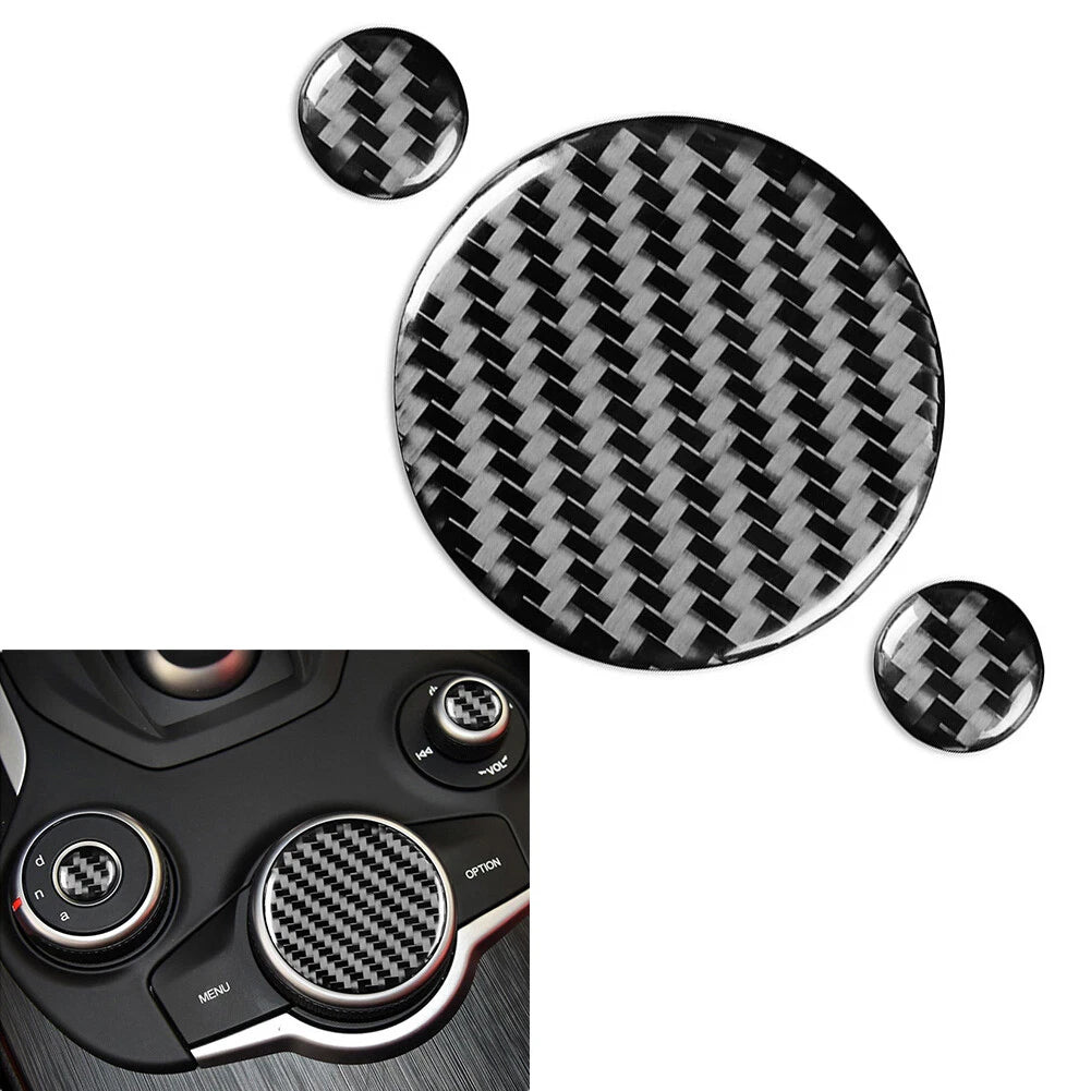 Center Console Switch Button Cover Trim for Alfa Romeo Giulia (2017-2019)
