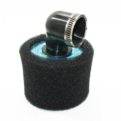 35mm 90�� Bent Angled Air Filter Pod for PIT QUAD DIRT BIKE ATV