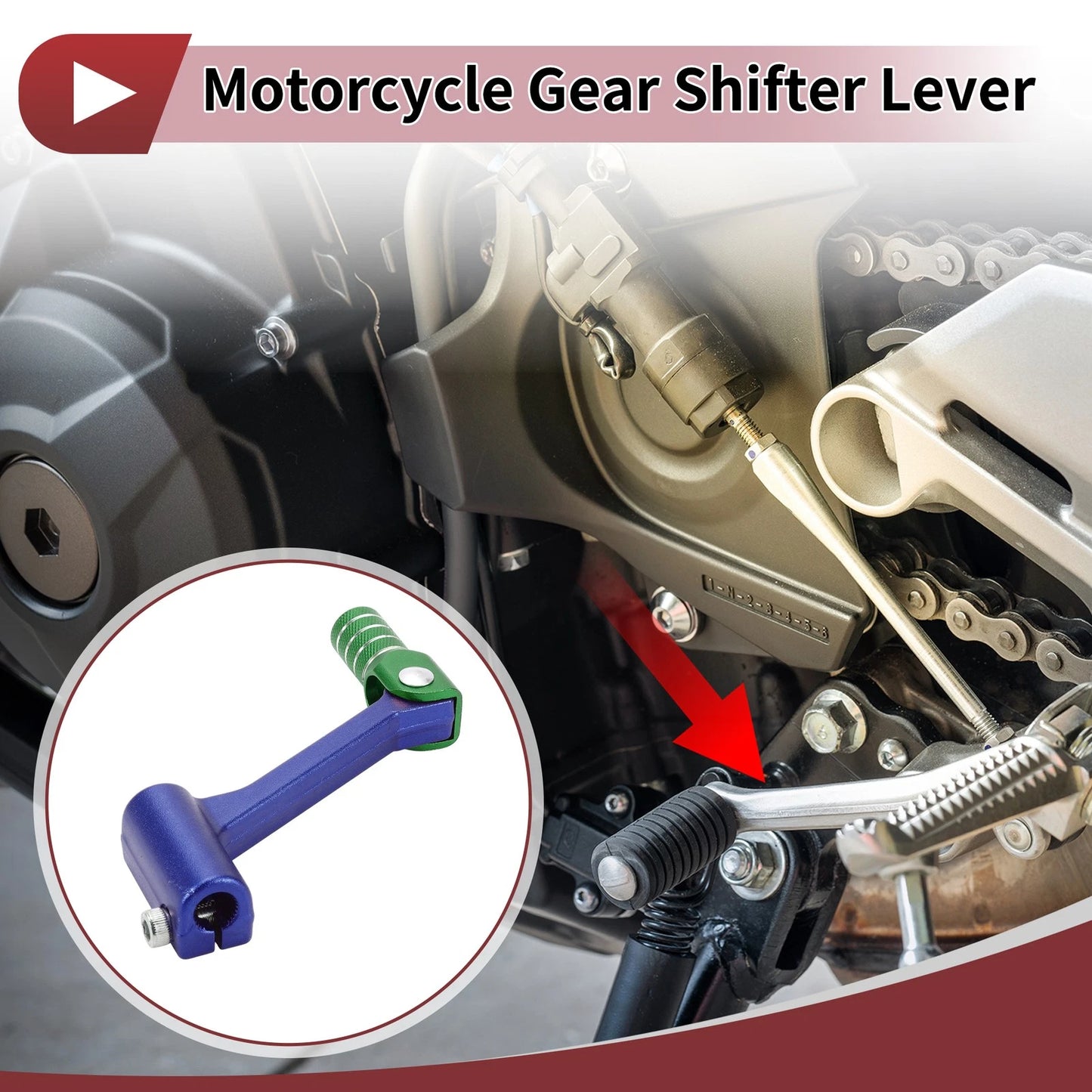Shifter Lever Foldable Gear for Bosuer Cheetah
