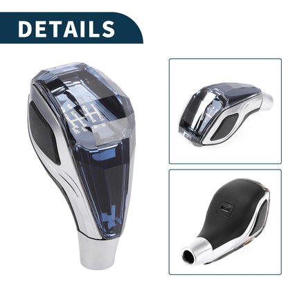 Faux Crystal 5 Speed Gear Shift Knob with LED Light for Toyota 4Runner