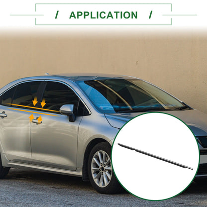 1pc Rear Left Weatherstrip Window Seal for Toyota Corolla (2009–2013)