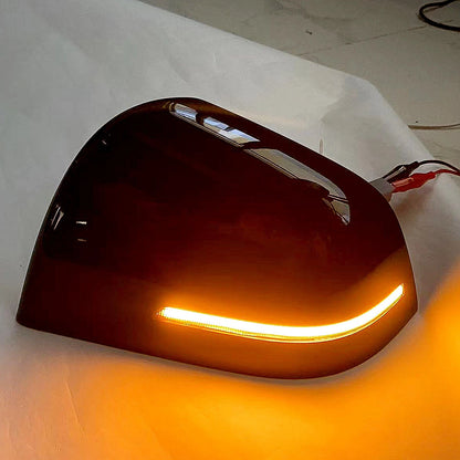 Rear Mirror Covers w/ LED Lights for Tesla Model Y (2019-2022)