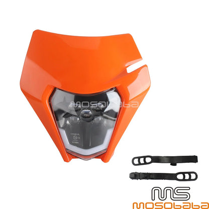 LED Headlight w/ DRL for KTM 250 300 350 450 500 EXC-F FC FE TC TE XC-W (2003-2023)