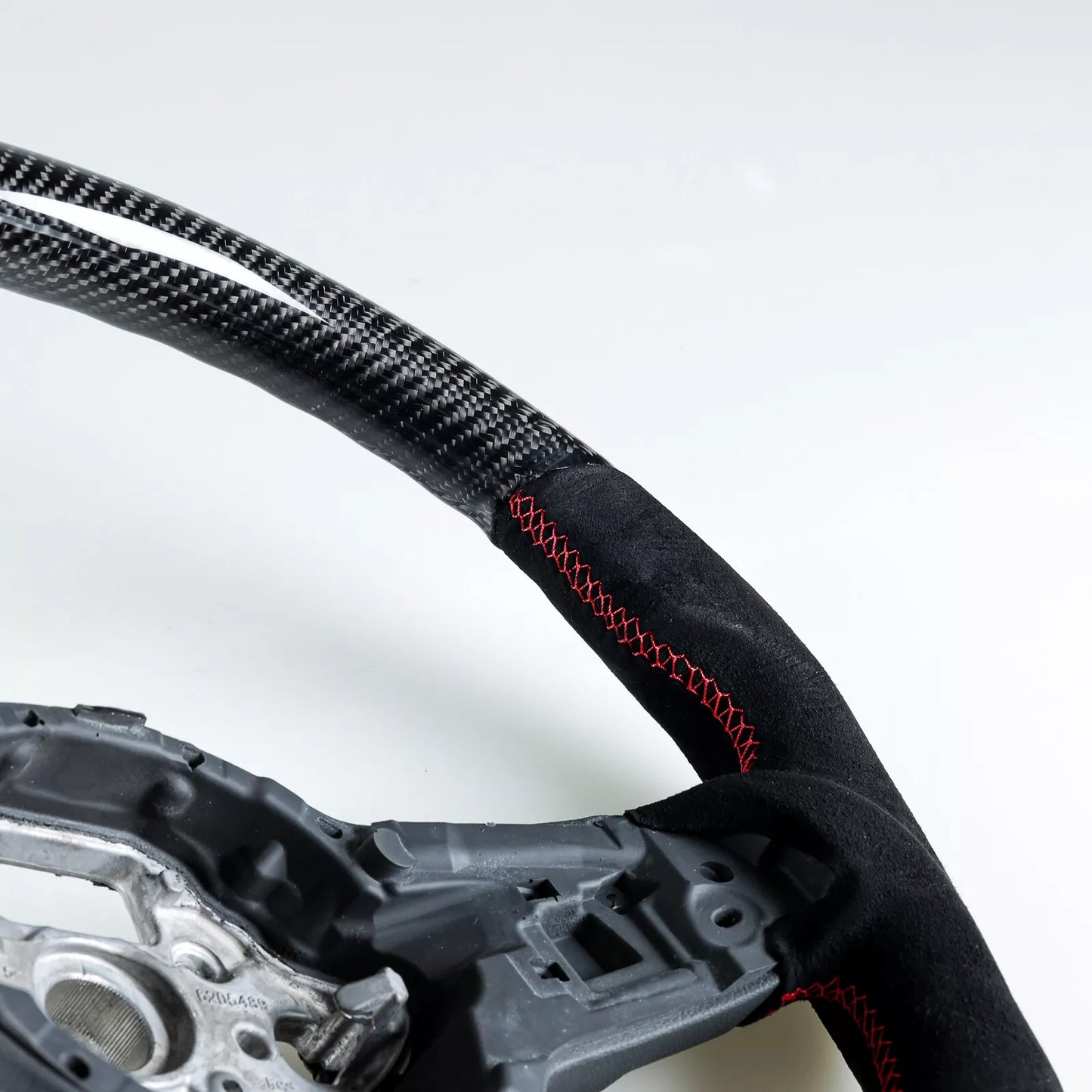 Carbon Suede Steering Wheel for VW Golf/Polo GTI Jetta GLI Scirocco (2006-2023)